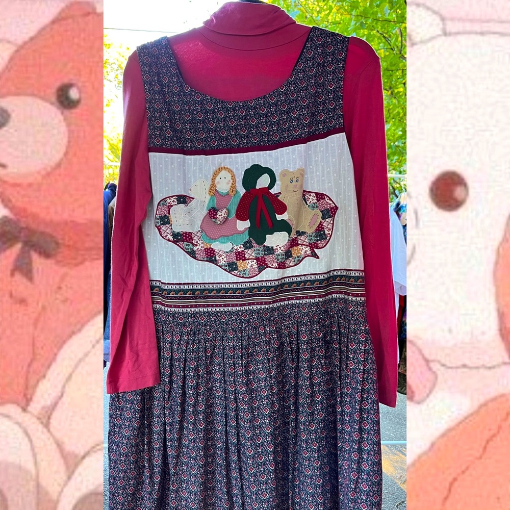 Vintage Handmade daisy kingdom doll dress